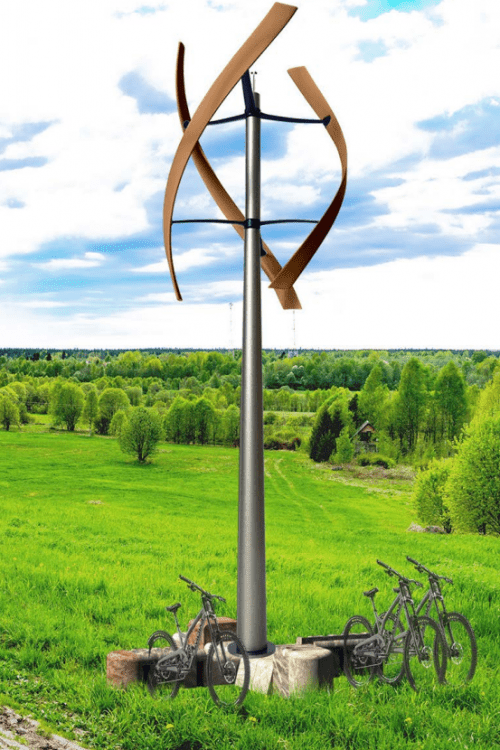 Mini eolico verticale di design - Enessere